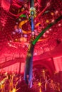 The Tree of Life Inside of the Japanese Tower of the Sun by Taro Okamoto illustrating the evolution of life.