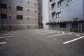 Japan Osaka Empty parking lot Royalty Free Stock Photo