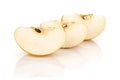 Japan pear nashi isolated on white Royalty Free Stock Photo