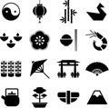 Japan pictograms.