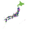 Japan Prefectures Map