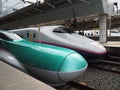 Japan Railway System-Shinkansen (Bullet Train) Royalty Free Stock Photo