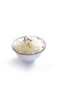 Japan rice and black sesame seeds Royalty Free Stock Photo