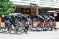 Japan : Rickshaw service with tourist at Asakusa Royalty Free Stock Photo