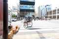 Japan : Rickshaw service with tourist at Asakusa Royalty Free Stock Photo