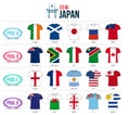 JAPAN RUGBY 2019 POOLS