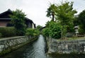 Japan`s Secret Watergarden. Royalty Free Stock Photo