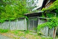 Japan`s Secret Watergarden old house. Royalty Free Stock Photo