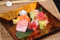 Japan sashimi set Royalty Free Stock Photo