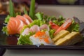 Japan sashimi set Royalty Free Stock Photo