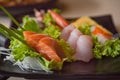 Japan sashimi set Royalty Free Stock Photo