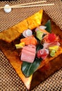 Japan sashimi set mix Royalty Free Stock Photo