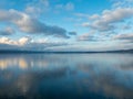 Japan Sea shortly after sunrise, Wakura Onsen, Japan Royalty Free Stock Photo