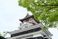 Japan sightseeing castle tour. \'Kiyosu Castle\' Located in Kiyosu City, Aichi Prefecture.