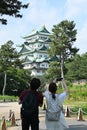 Japan sightseeing trip. âNagoya Castleâ is a castle located in Nagoya City. Royalty Free Stock Photo