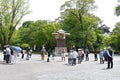 Japan sightseeing trip. 'Okazaki castle'. Okazaki city Aichi prefecture.