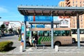 Japan: Street view Bus terminal Royalty Free Stock Photo