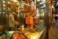 Japan : Street view , Roast meat seller