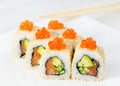 Japan sushi roll . Royalty Free Stock Photo