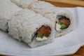 Japan sushi - tuna roll Royalty Free Stock Photo