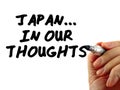 Japan Thoughts Text Writing Message Royalty Free Stock Photo