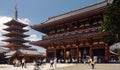 Japan - Tokyo - Asakusa Kannon Pagoda Royalty Free Stock Photo