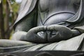 Japan Tokyo Senso-ji Buddha hands close-up Royalty Free Stock Photo