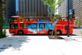 Japan: Tour bus in Tokyo Royalty Free Stock Photo