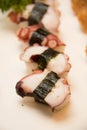 Japan traditional food sushi Royalty Free Stock Photo