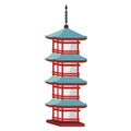 Japan travel building culture icon