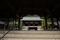 Japan travel guide. Omi Jingu Shrine. A shrine in Otsu City, Shiga Prefecture, Japan, dedicated to Emperor Tenji.