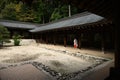 Japan travel guide. Omi Jingu Shrine. A shrine in Otsu City, Shiga Prefecture, Japan, dedicated to Emperor Tenji.