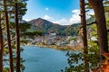 Japan village near kawaguchiko near mt fuji Japan Royalty Free Stock Photo