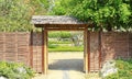 Japan wood gate