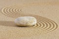 Japan zen garden Royalty Free Stock Photo