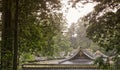 Japanease ancient traditional roofs Royalty Free Stock Photo