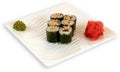 Japaneese cuisine meal sushi Royalty Free Stock Photo