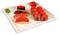 Japaneese cuisine meal sushi Royalty Free Stock Photo