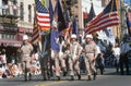 Japanese-American color guard