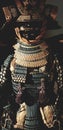 Japanese ancient samurai warrior costume Royalty Free Stock Photo