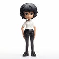 Japanese Anime Figure Vinyl Toy In Janice Sung Style