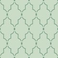 Japanese Arabesque Tile Vector Seamless Pattern