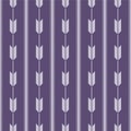 Japanese Arrowhead Stripe Vector Seamless Pattern