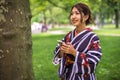 Japanese Asian woman in kimono Royalty Free Stock Photo