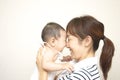 Japanese baby Royalty Free Stock Photo
