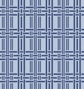 Japanese Bamboo Weave Vector Seamless Pattern
