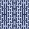 Japanese Bamboo Weaving Vector Seamless Pattern