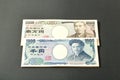Japanese bank note 10000 yen and 1000 yen Royalty Free Stock Photo