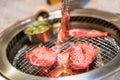 Japanese barbecue Royalty Free Stock Photo