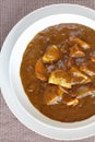 Japanese beef curry rice Royalty Free Stock Photo